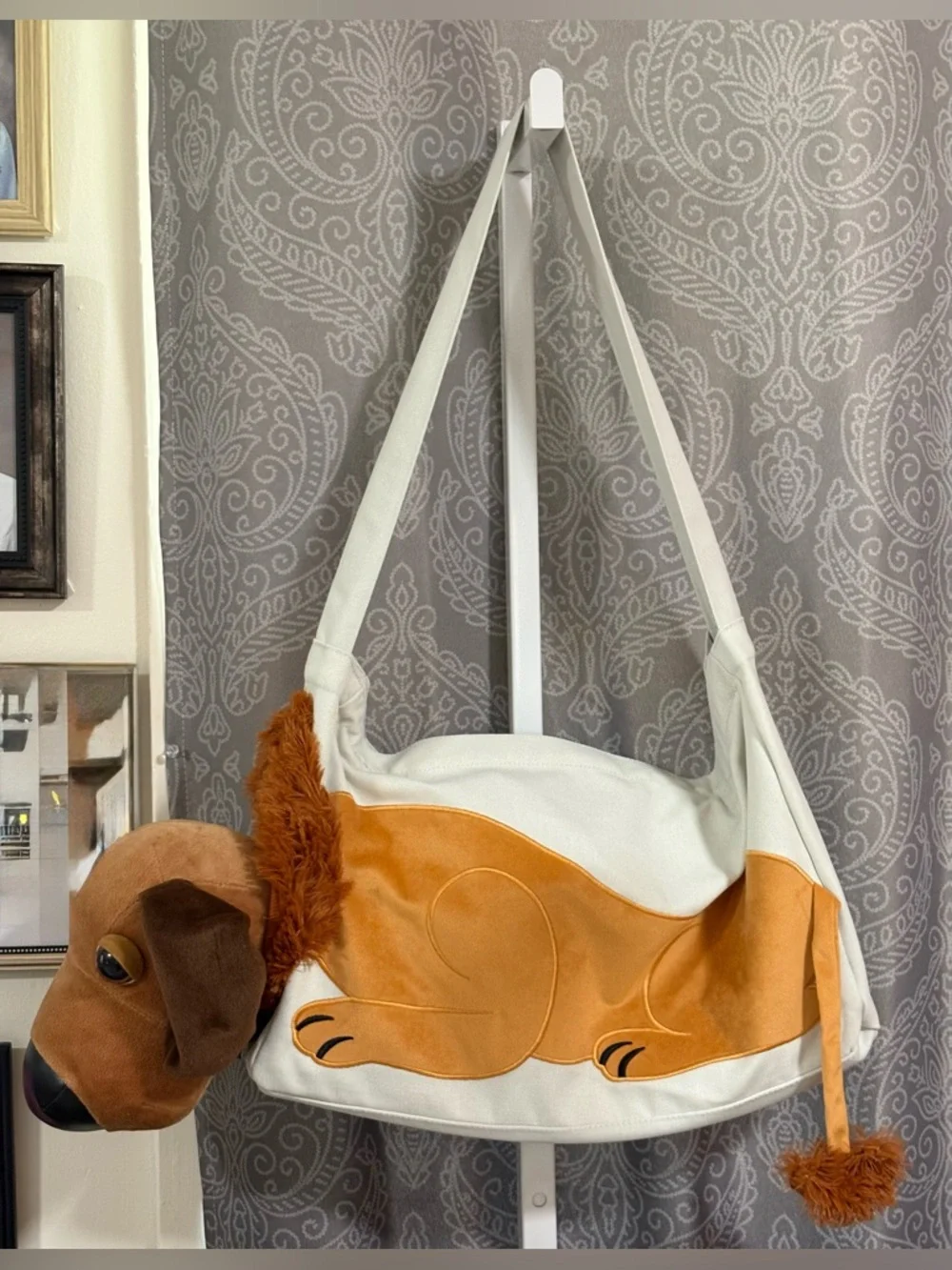 Pet Outdoor Bag Lion Shaped Cat 🐈 & Dog 🐕 Canvas Carrier Bag